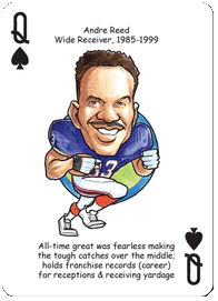 Buffalo Football Heroes Playing Cards