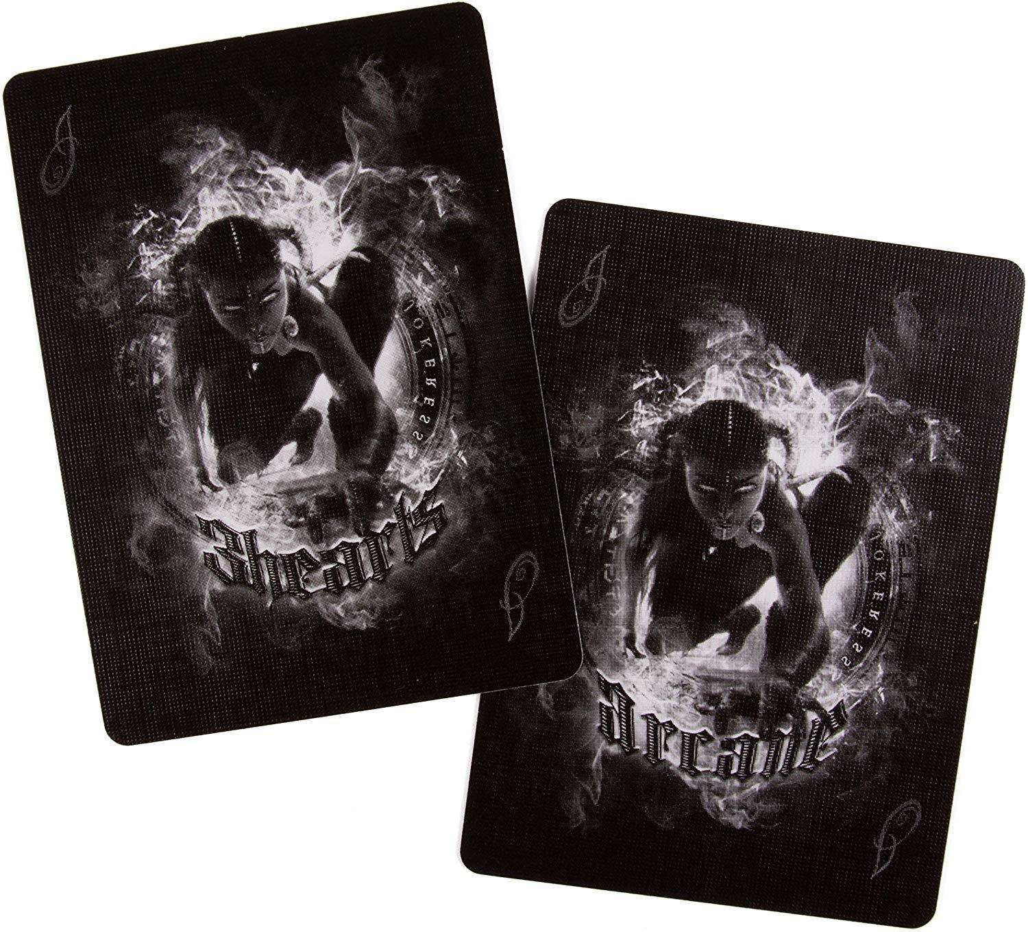 PlayingCardDecks.com-Arcane Black Playing Cards USPCC