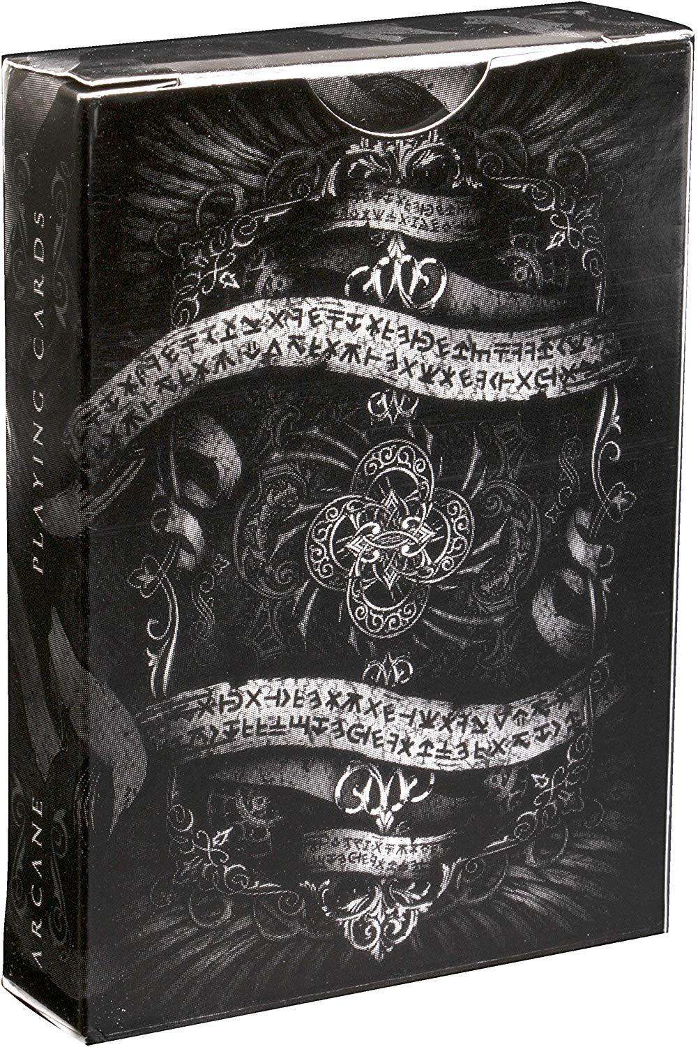 PlayingCardDecks.com-Arcane Black Playing Cards USPCC