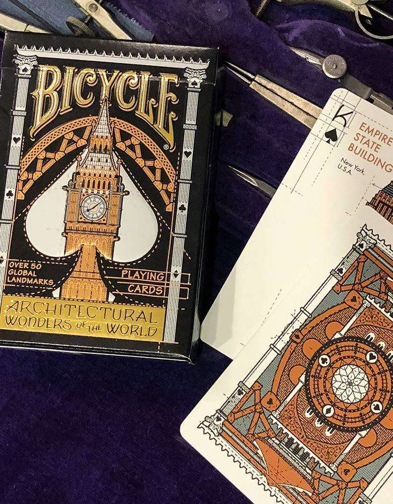 PlayingCardDecks.com-Architectural Wonders Of The World Bicycle Playing Cards