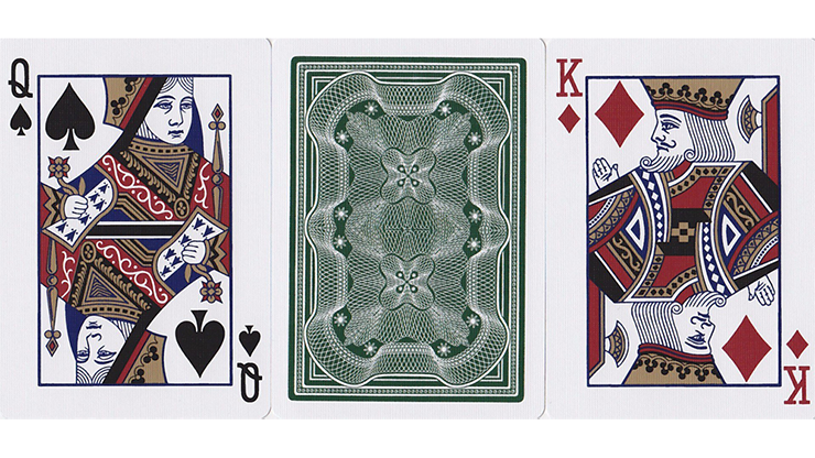 PlayingCardDecks.com-Aristocrat Green Playing Cards USPCC