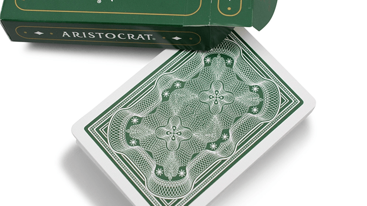 PlayingCardDecks.com-Aristocrat Green Playing Cards USPCC