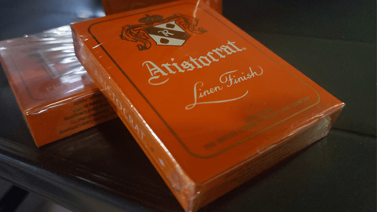 PlayingCardDecks.com-Aristocrat Orange Playing Cards USPCC