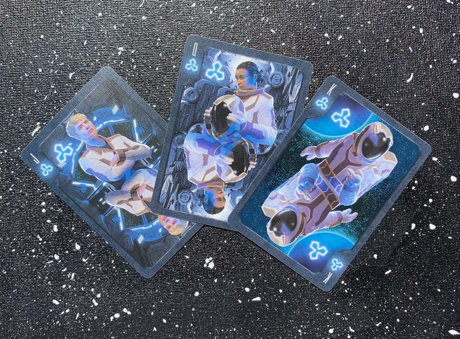 PlayingCardDecks.com-Astronaut Bicycle Playing Cards