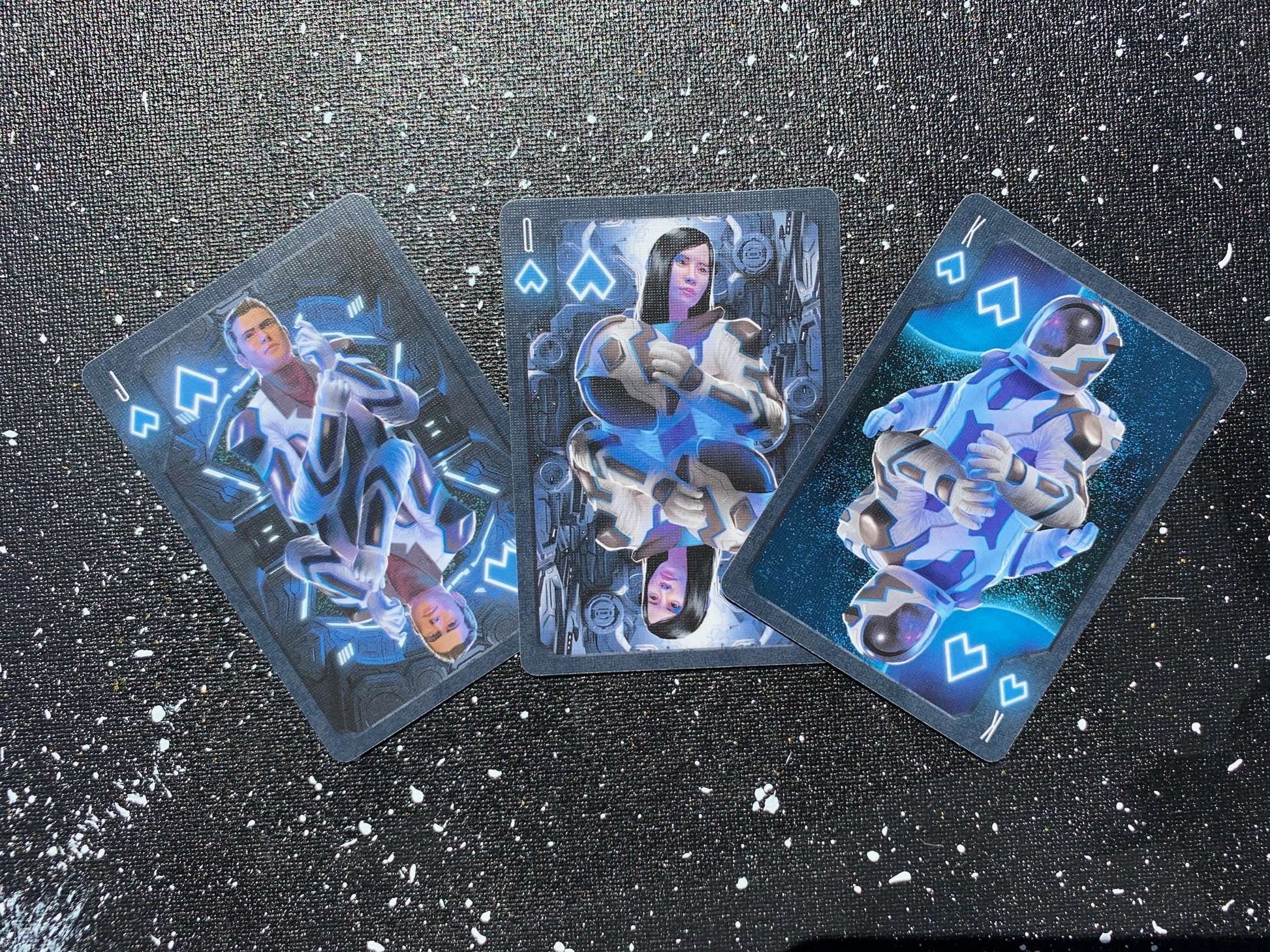 PlayingCardDecks.com-Astronaut Bicycle Playing Cards