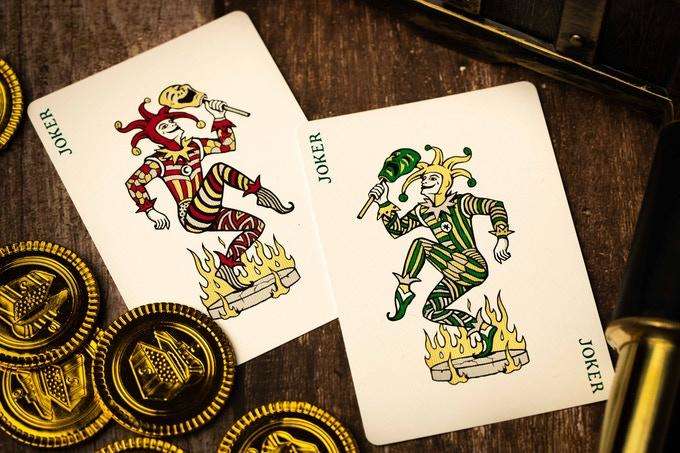 PlayingCardDecks.com-Atlantis Gilded Playing Cards 2 Deck Set USPCC