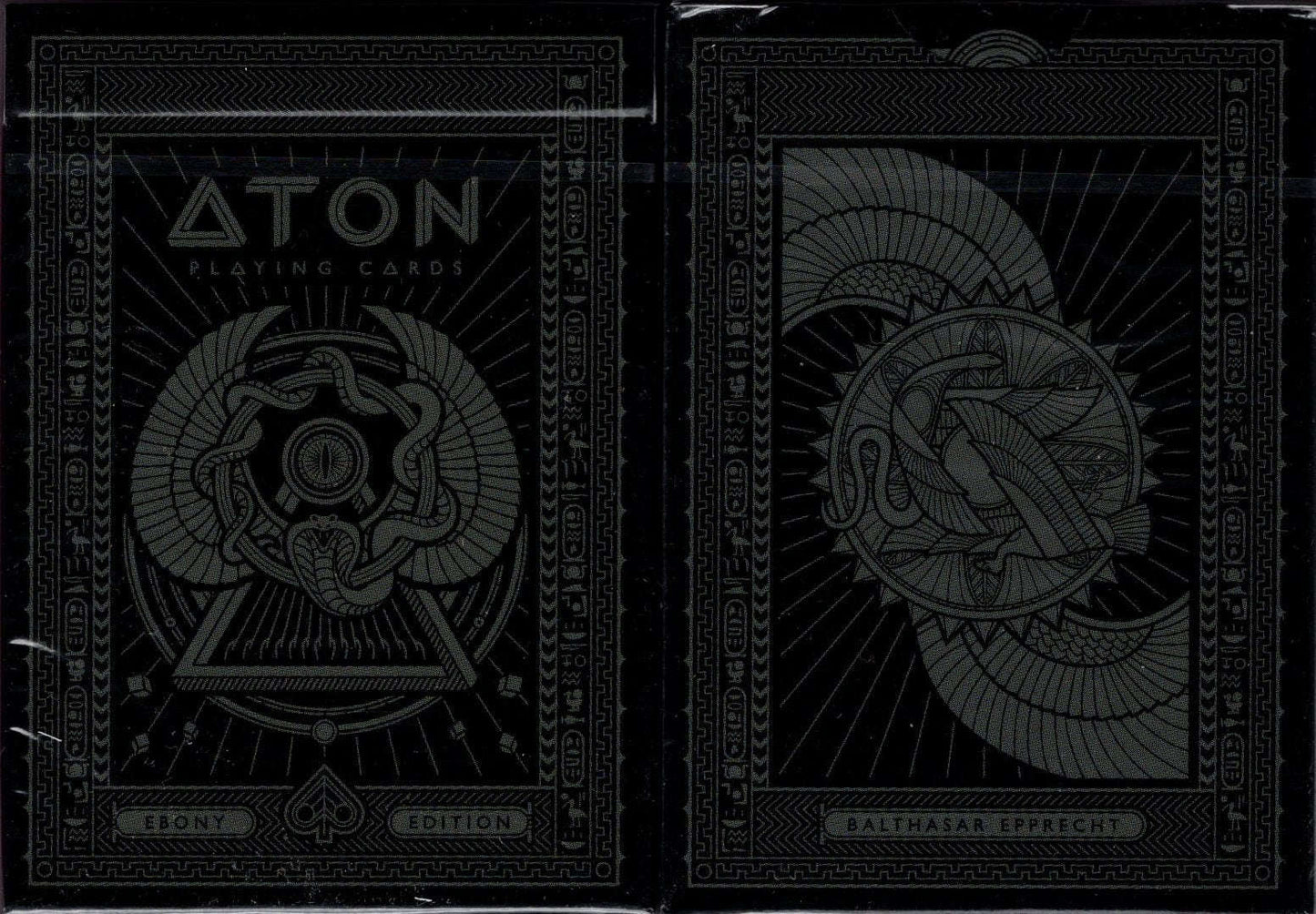 PlayingCardDecks.com-Aton Ebony Playing Cards USPCC