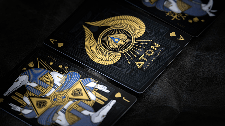 PlayingCardDecks.com-Aton Ebony Playing Cards USPCC