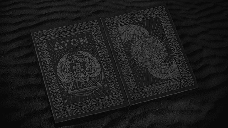 PlayingCardDecks.com-Aton Ebony Playing Cards USPCC