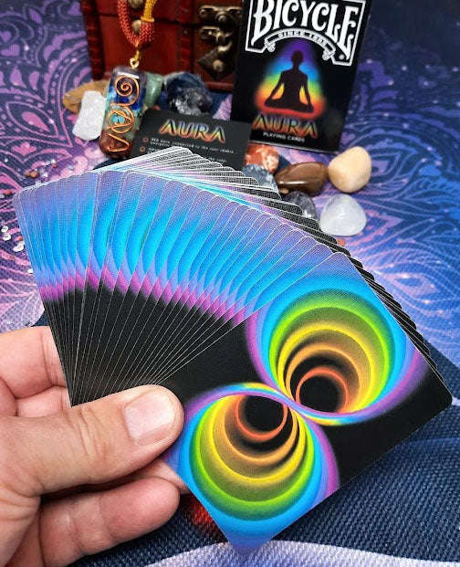 PlayingCardDecks.com-Aura Bicycle Playing Cards