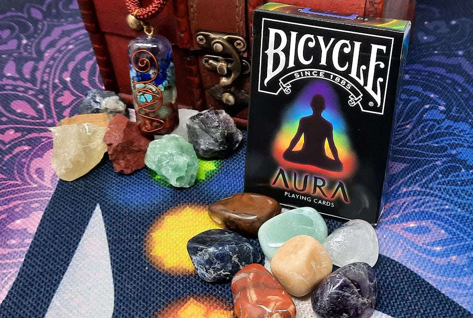 PlayingCardDecks.com-Aura Bicycle Playing Cards