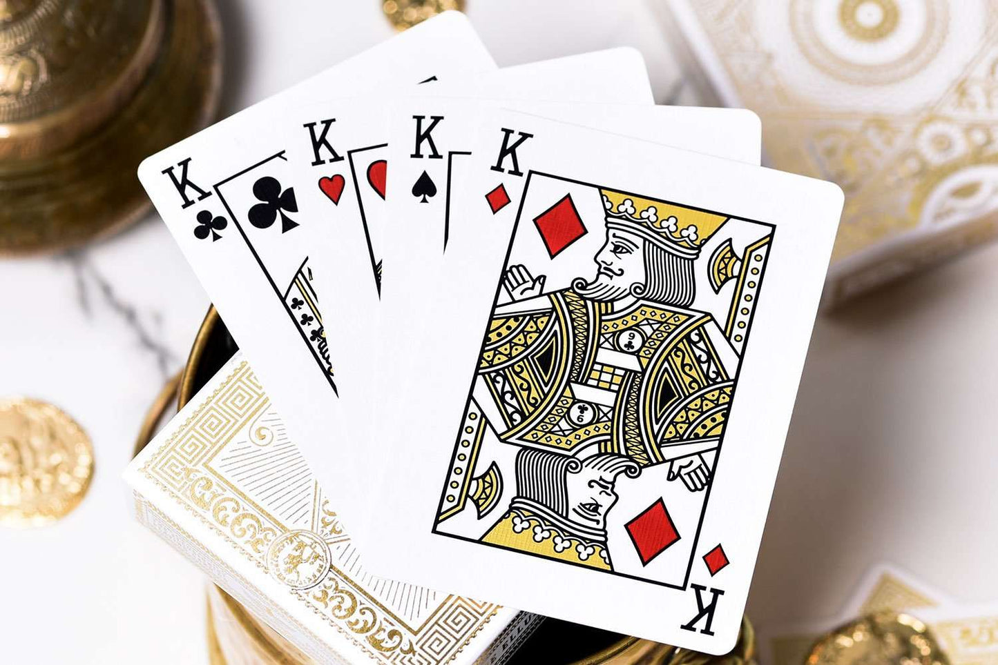 PlayingCardDecks.com-Aurelian White Playing Cards Cartamundi