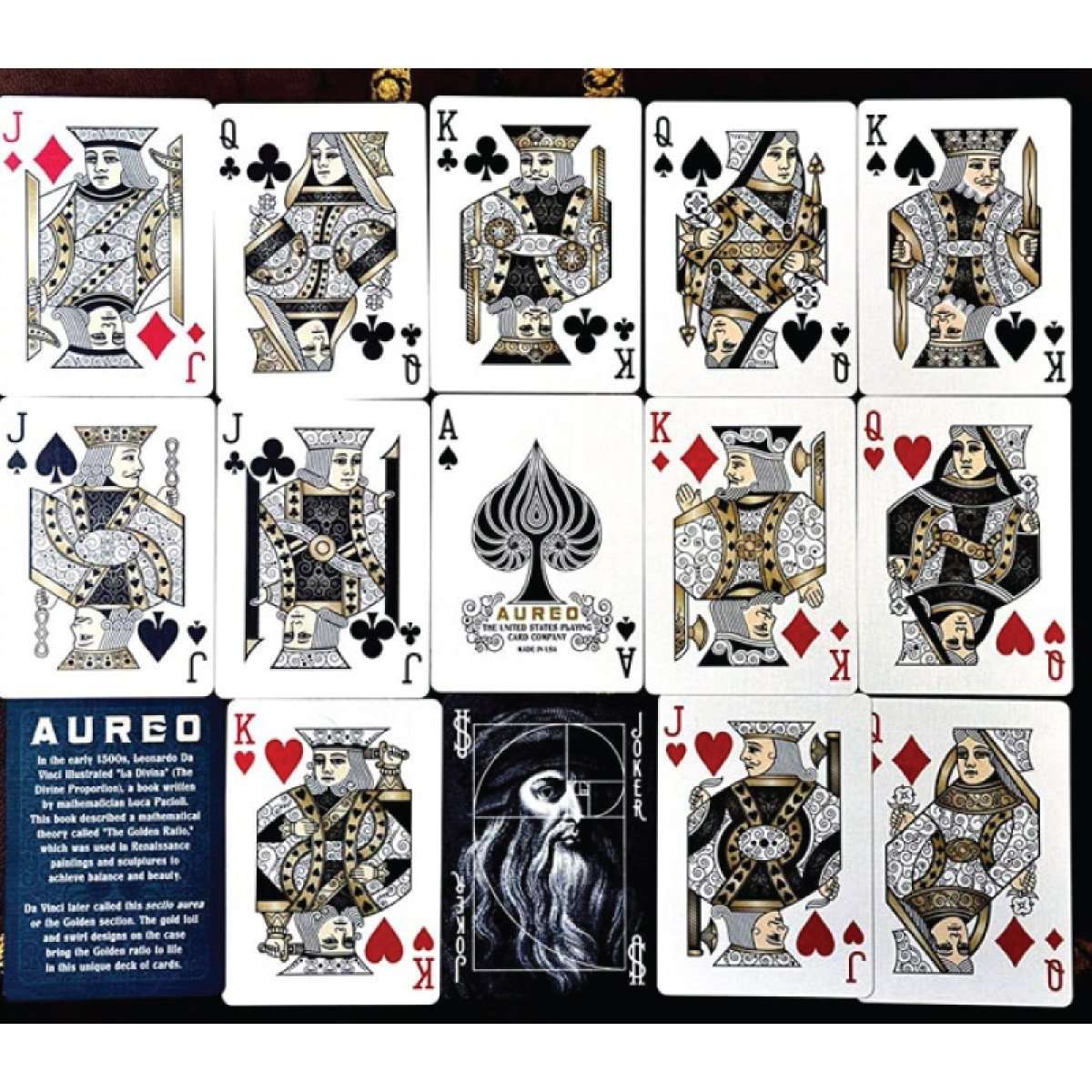 PlayingCardDecks.com-Aureo Black Bicycle Playing Cards