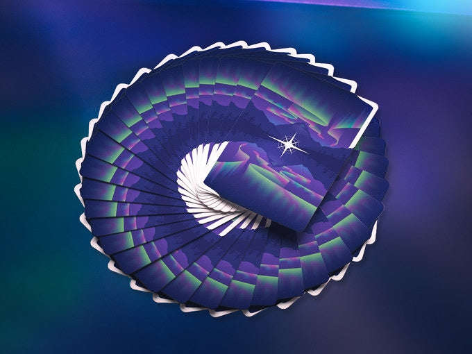 PlayingCardDecks.com-Aurora Northern Lights Playing Cards USPCC