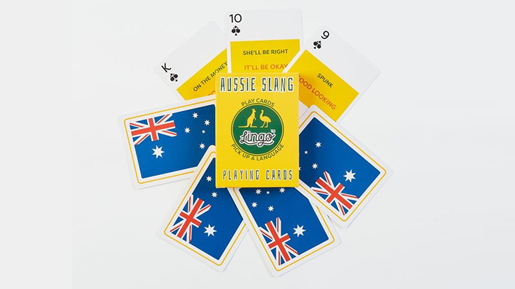 PlayingCardDecks.com-Aussie Slang Lingo Playing Cards