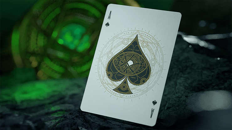 PlayingCardDecks.com-Avengers Green Playing Cards USPCC