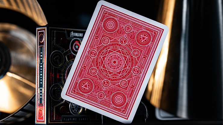 PlayingCardDecks.com-Avengers Red Playing Cards USPCC