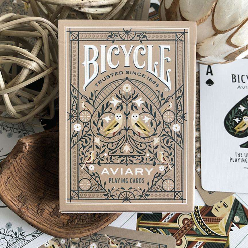 PlayingCardDecks.com-Aviary Tan Bicycle Playing Cards