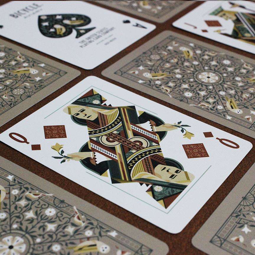 PlayingCardDecks.com-Aviary Tan Bicycle Playing Cards