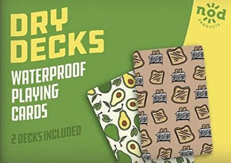 PlayingCardDecks.com-Avocado Toast Plastic Playing Cards 2 Deck