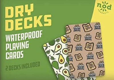 PlayingCardDecks.com-Avocado Toast Plastic Playing Cards 2 Deck