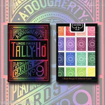 PlayingCardDecks.com-Spectrum Tally-Ho Playing Cards