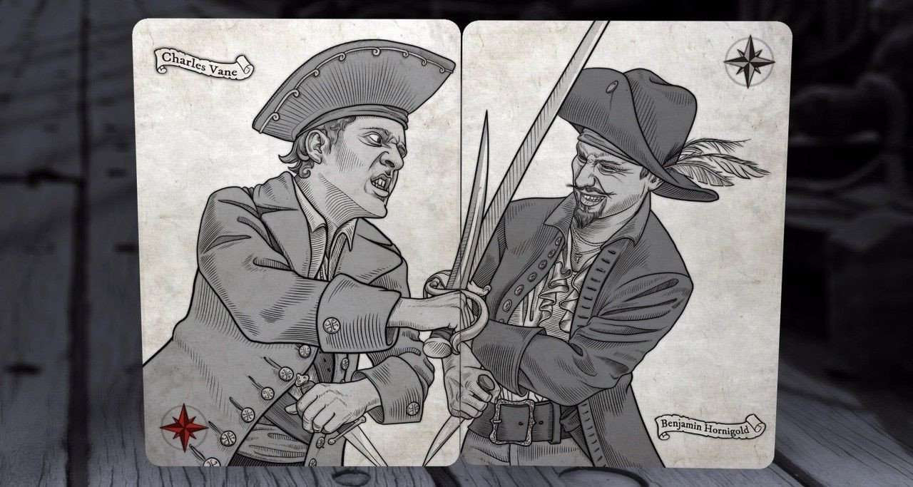 PlayingCardDecks.com-Pirate Seven Seas Playing Cards Deck USPCC