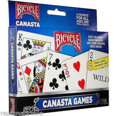 PlayingCardDecks.com-Canasta 2 Deck Set Bicycle Playing Cards