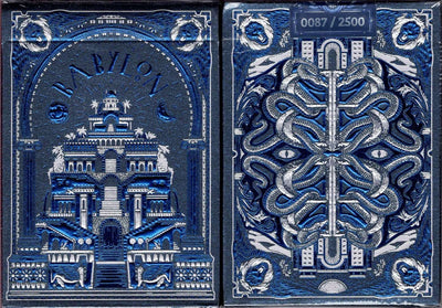 PlayingCardDecks.com-Babylon Cerulean Blue Playing Cards TPCC