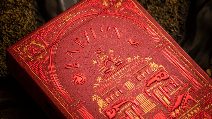 PlayingCardDecks.com-Babylon Ruby Red Playing Cards TPCC