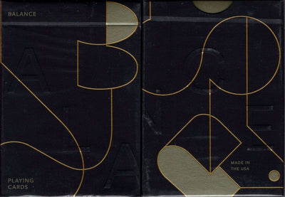 PlayingCardDecks.com-Balance Black Playing Cards USPCC