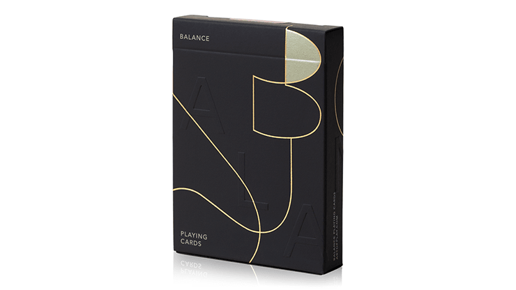 PlayingCardDecks.com-Balance Black Playing Cards USPCC