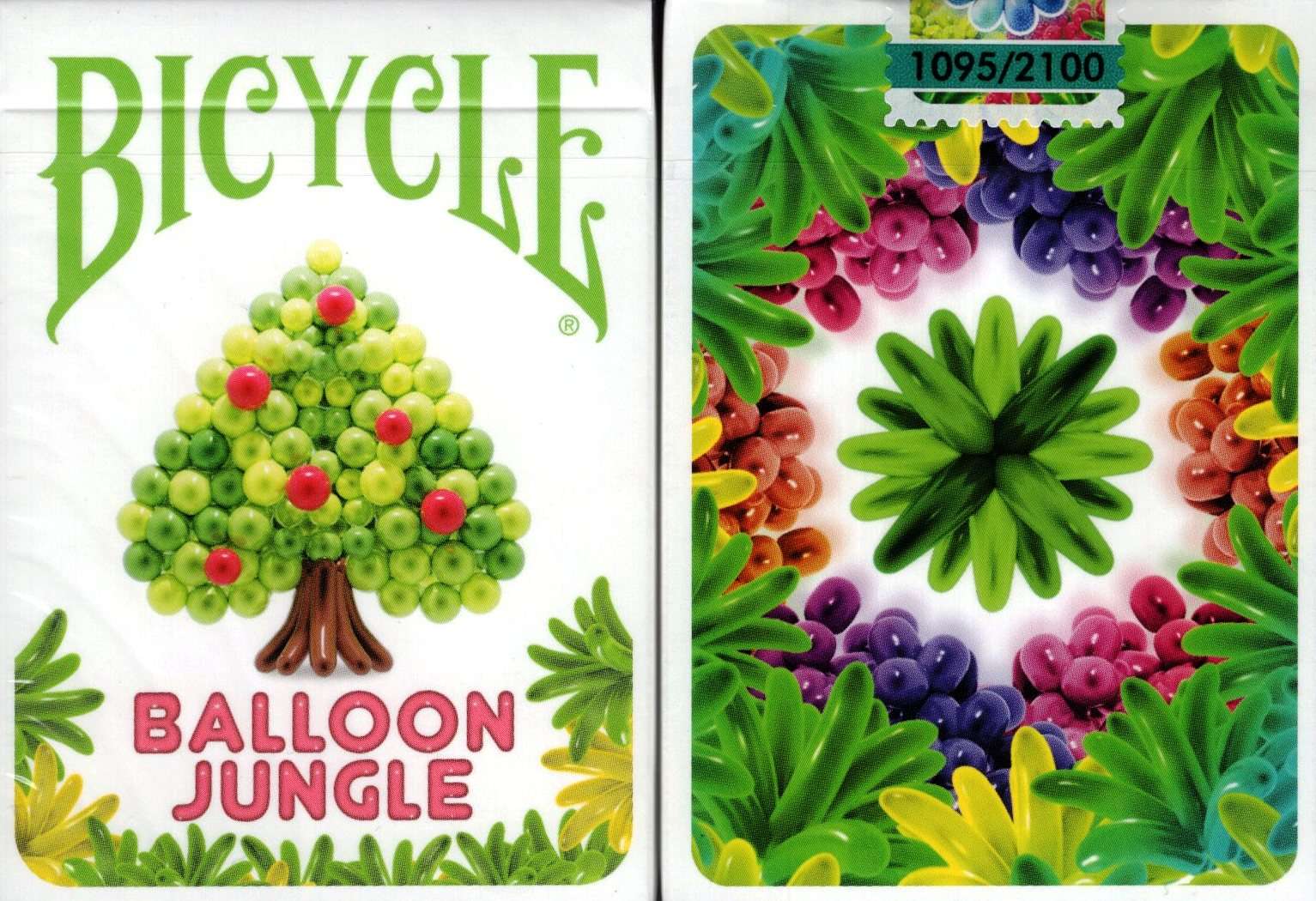 PlayingCardDecks.com-Balloon Jungle Bicycle Playing Cards