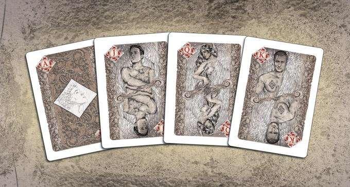 PlayingCardDecks.com-Fall of Angels Standard Playing Cards NPCC