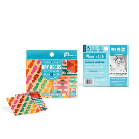 PlayingCardDecks.com-Beach Day Plastic Playing Cards 2 Deck Set