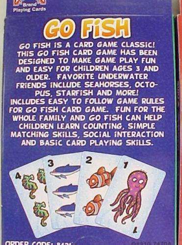 PlayingCardDecks.com-Go Fish Card Game Deck - BIG Box Size 5" x 3"