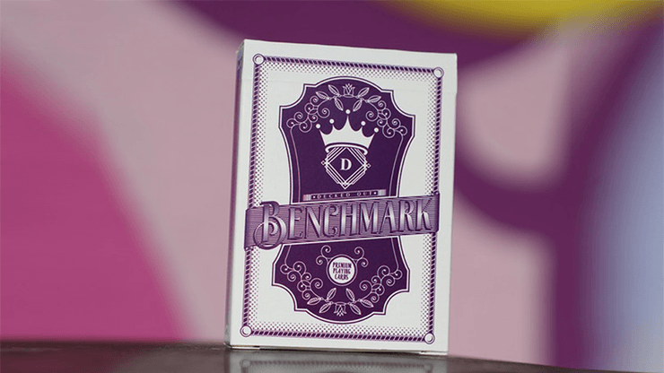 PlayingCardDecks.com-Benchmark Purple Playing Cards USPCC