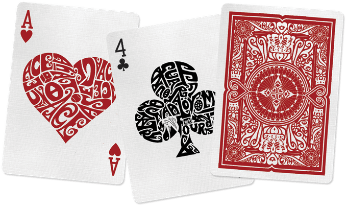 PlayingCardDecks.com-Different Bicycle Playing Cards - Red, Greenback & Black