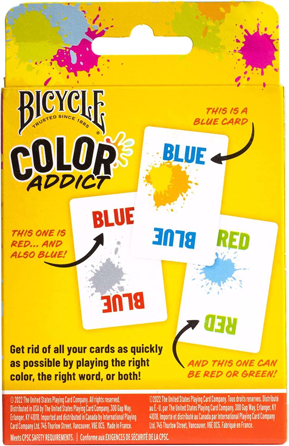 PlayingCardDecks.com-Bicycle Color Addict Card Game