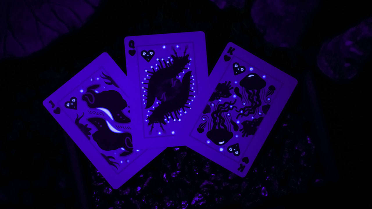 PlayingCardDecks.com-Bioluminescent Playing Cards