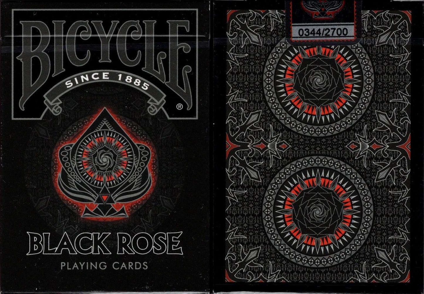 PlayingCardDecks.com-Black Rose Bicycle Playing Cards Deck