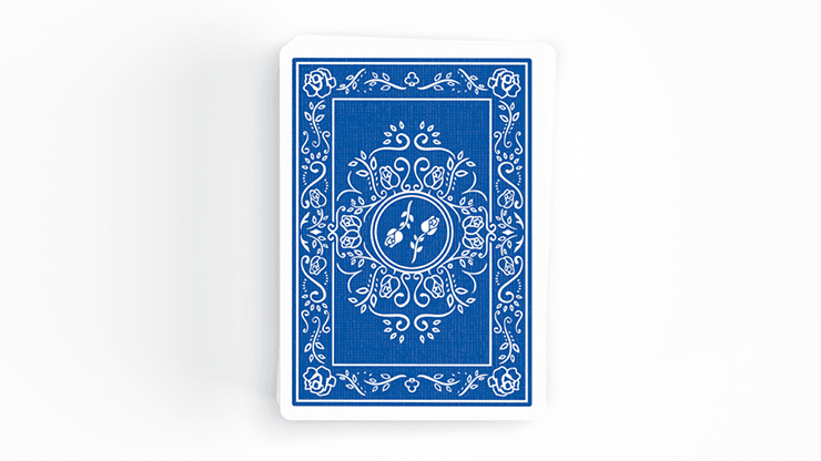PlayingCardDecks.com-Black Roses Blue Magic Playing Cards USPCC