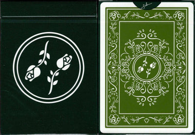 PlayingCardDecks.com-Black Roses Immergrun Playing Cards USPCC