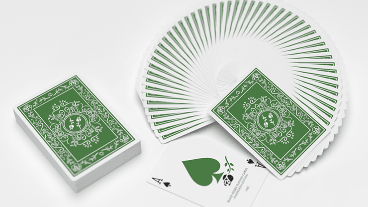 PlayingCardDecks.com-Black Roses Immergrun Playing Cards USPCC