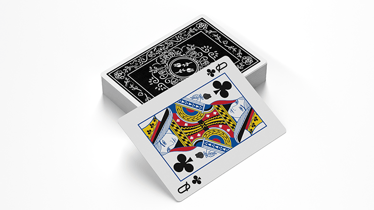 PlayingCardDecks.com-Black Roses Marked Playing Cards USPCC