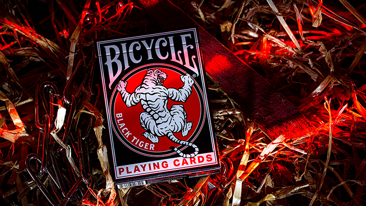 PlayingCardDecks.com-Black Tiger Revival Bicycle Playing Cards