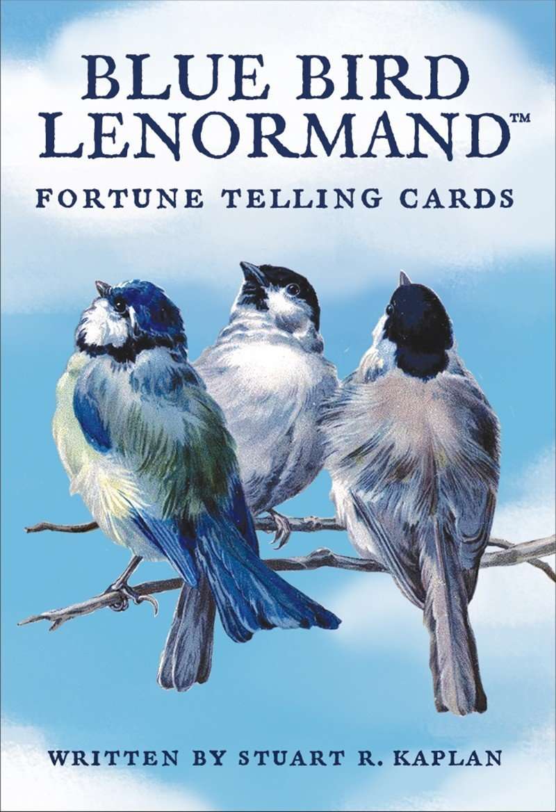 PlayingCardDecks.com-Blue Bird Lenormand Fortune Telling Cards USGS