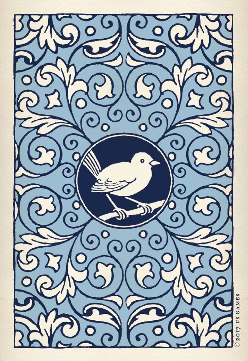 PlayingCardDecks.com-Blue Bird Lenormand Fortune Telling Cards USGS