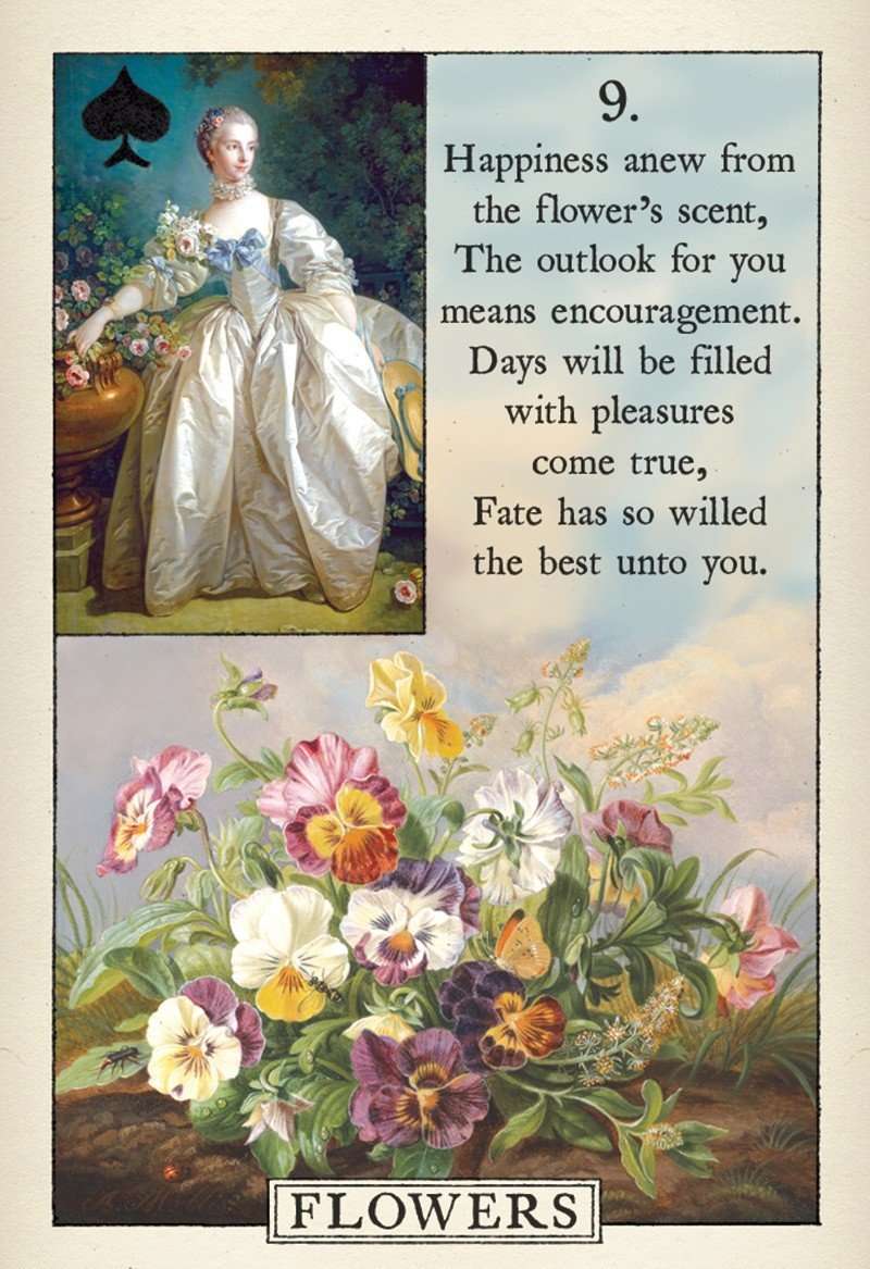 PlayingCardDecks.com-Blue Bird Lenormand Fortune Telling Cards USGS