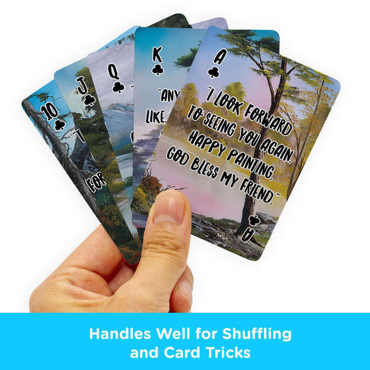 PlayingCardDecks.com-Bob Ross Quotes v1 Playing Cards Aquarius